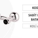 SABİT LAVABO BATARYASI