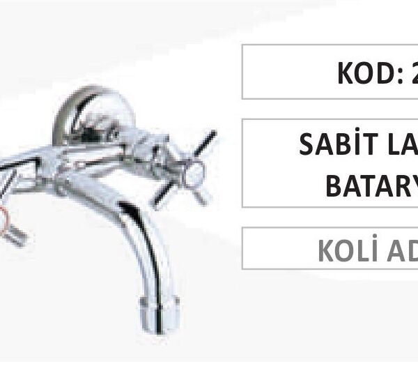 SABİT LAVABO BATARYASI
