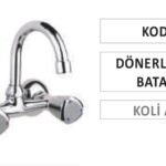 DÖNERLİ LAVABO BATARYASI