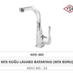 MİX KUĞU LAVABO BATARYASI (MİX BORU)