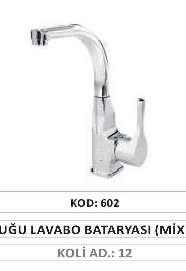 MİX KUĞU LAVABO BATARYASI (MİX BORU)