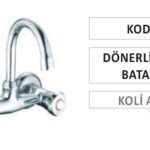 DÖNERLİ LAVABO BATARYASI