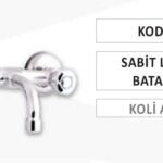 SABİT LAVABO BATARYASI