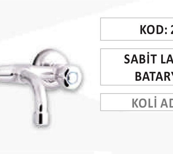 SABİT LAVABO BATARYASI
