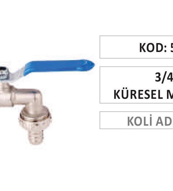 3/4 KÜRESEL MUSLUK